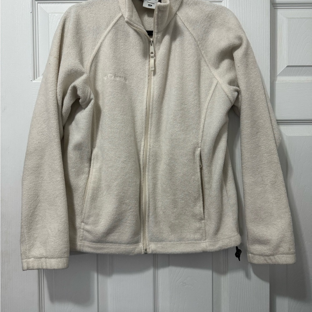 Columbia Off-White Fleece Jacket